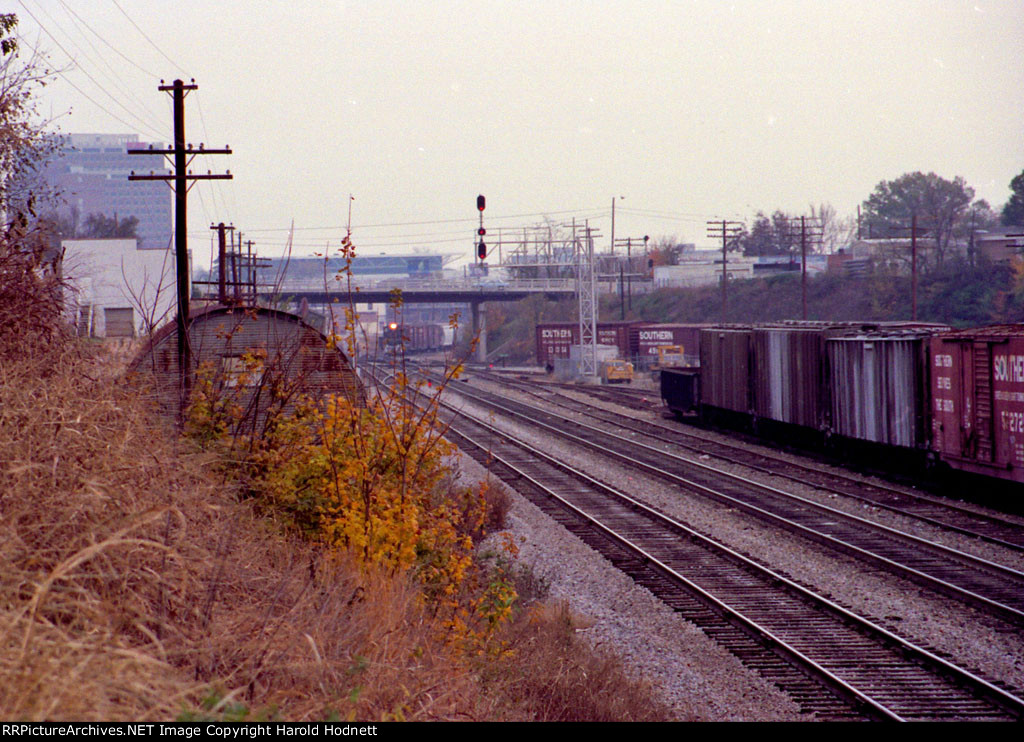 The view looking towards Boylan & Downtown